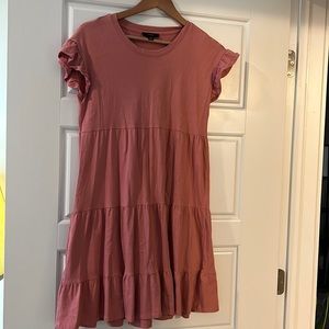 J.Crew ruffled dress - like new